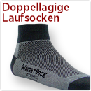 Doppellagige Laufsocken