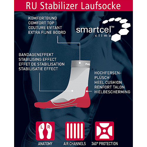 Falke RU Stabilizer Laufsocken (Herren) *St�tzt den Fu�*